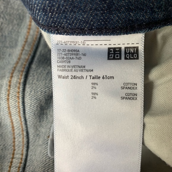 Uniqlo High Rise Boyfriend Straight Jeans (24w) - Picture 4 of 6